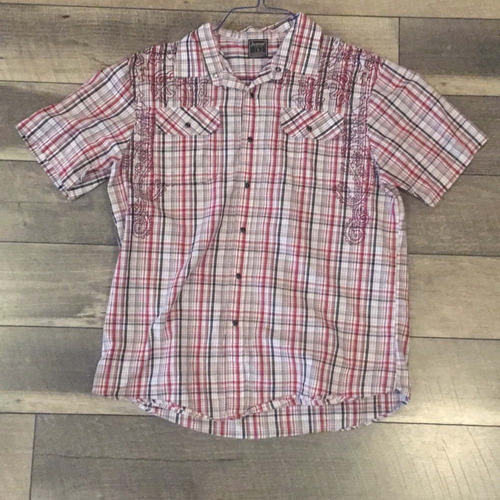 IRREVERENT L Men’s Buttoned Shortsleeve Shirt